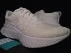 NIKE REACT INFINITY RUN FLYKNIT FK 2 RACER TRIPLE WHITE OFF WHITE CT2357-103 9