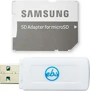 Samsung Micro to SD Memory Card Adapter (1 Count) Bundle with (1) Everything But Stromboli Micro & SD Card Reader