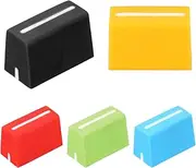 uxcell Universal Fader Knobs, Multi-Color Mixer Fader Caps Slider Potentiometer Replacement Rubber for DJ Controller Mixer Console, 5 Pack