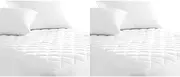 Australian Made Fully Fitted Cotton Quilted Mattress Protector Machine Washable & Australian Made Fully Fitted Cotton Quilted Mattress Protector Machine Washable (All Size) (King Single)