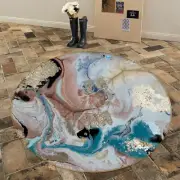 3D Colored Quicksand Texture NAO5665 Game Rug Mat Elegant Photo Carpet Mat Fay
