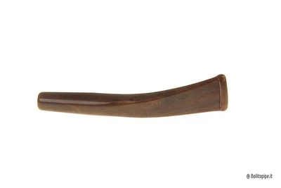 Acrylic “Brown“ mouthpiece for corncob pipes - Light Bent
