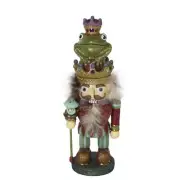 Hollywood Frog Prince Hat Wooden 15 Inch Christmas Nutcracker