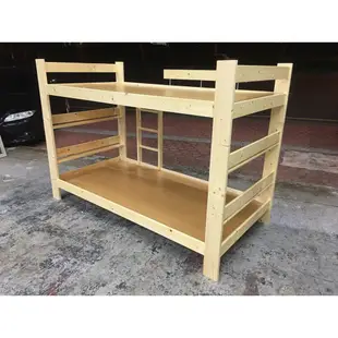 香榭二手家具*全新精品 松木實木3.5尺雙層床-上下舖-高腳床-上下床-遊戲床-松木床-子母床-宿舍床-兒童床-2手家具