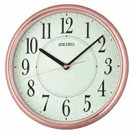 在飛比找Yahoo奇摩購物中心優惠-SEIKO 日本精工 夜光掛鐘 時鐘(QXA671P)-玫瑰