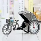 Nostalgic Rickshaw Alarm Clock Cute Child Alarm Clock Bedside Clock Student