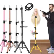 55Inch Mannequin Head Stand Adjustable Wig Stand Tripod Head Stand with Tray