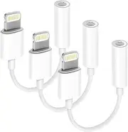 [Apple MFi Certified] Lightning to 3.5 mm Headphone Jack Adapter,Headphone Adapter for iPhone 3Pack Seulliya Converter Dongle Auxiliary Audio Splitter Cable Compatible with iPhone 7 8 X XS XR 11 12 13