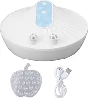 Mini Dishwasher, 2000mAh Battery USB Powered Vegetable Fruit Ultrasound Vibration Washing Machine Portable Ultrasonic Intelligent Dishwasher for Cleaning Dish, Vegetable,Fruit