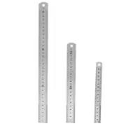 3 Pcs Double-sided Graduated Ruler Measuring Tools Machinist Scale