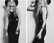 BLESS'ED ARE THE MEEK /Free People HOLEY SMOKE DRESS BLACK MIDI size Small NEW