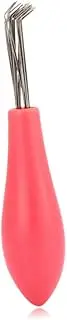 MERRYHAPY Comb Hair Brush Cleaner Remover Tool Hair Brush Cleaning Handle Plastic Handle Tool for Travel and Home Random Color