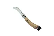 OPINEL Mushroom knife 8.5cm stainless steel blade with boar hair brush