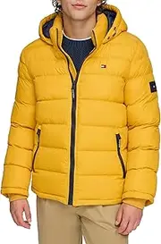 [Tommy Hilfiger] Men's Hooded Puffer Jacket
