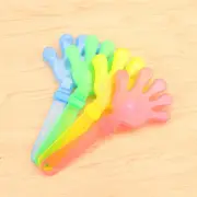 6 x Giant Flashing Neon Hand Clapper Light Up Sensory