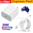 20W USB Type-C Wall Adapter Fast Charger PD Power For iPhone 16 15 Pro Max iPad
