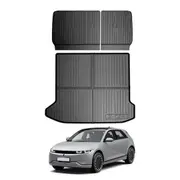 Boot Liner Back Seat Protector Set for Hyundai IONIQ 5 IONIQ5 2021-2025 All Weather Heavy Duty Cargo Car Trunk Kick Mats