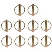 Set of (10) 7/16" Implement Lynch Pins Fits Three-Point Tractor Hitches