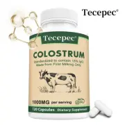 Colostrum 1000mg Capsules- Immunoglobulin IgG Improve Digestion Gut Microbiome