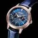 CITIZEN星辰 質感藍紳士雙眼光動能手錶-BU4033-18L-41mm