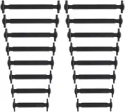 No Tie Shoe Laces Stretchy Silicone Elastic Lazy Shoelaces Rubber Flat Shoe Ties