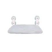 Foldable Cat Window Hammock with Strong Suction Cups/Faux/Grey