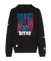 Heron printed sweater XXS Black
