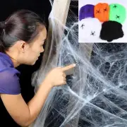 Halloween Spider Web Spooky Cloth Creepy Party Scary Cobweb Prop Home Decoration
