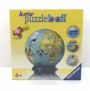 Ravensburger Junior Puzzleball Children’s Globe 96 Pieces 3D Puzzle #New/Sealed#