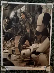 Star Wars Celebration limited art print Rogue One "I Rebel" by Joe Corroney