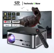 GOOJODOQ 1080P 8K Full HD Home Projector