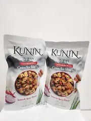 2 Bags Kunin Tteok bok ki Crunchy Mochi Sweet Spicy 7oz Asian Rice Cracker Snack