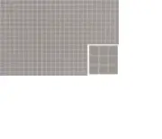 Dollhouse Miniatures 1:12 Scale Tile: 1/4 Sq, 12 X 16, Chateau Gray #FF60613