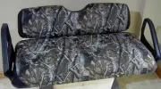 ez go golf cart camo seat cover camo or vinyl colors