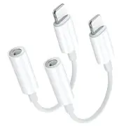 Apple Mfi Certified Lightning to 3.5mm for iPhone Adapter Headphone Jack 2