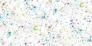 Moda GRADIENTS EUPHORIA 33823 11 White Multi Floral MODA Quilt Fabric WATERCOLOR