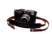 Decrypto Handmade Exotic Matte Black Alligator Leather Camera Strap 46" 26180