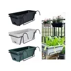 Window Box Planter Hanging Railing Planter for Balcony