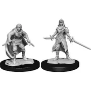 Wizkids Unpainted Miniatures - Nolzur's - Half-Elf Rogue Female