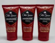 3 Old Spice Deadlock Ultimate Hold & Shine Spiking Glue 0.84 oz