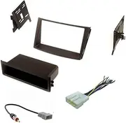 1 or 2 Din Car Stereo Install Kit, Wire Connector, and AM/FM Antenna Adapter -Made for Subaru: No Factory NAV Vehicles: Base Factory Radio Vehicles Only: 2010-2011 Legacy and 2010-2011 Outback