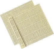 Sushi Mat Bamboo, 9.5 x 9.5 Inch Natural Sushi Rolling Mat Sushi Making Tool for Home Sushi Making (Non Stick 2 Pieces )