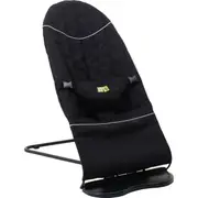 Vee Bee Baby Minder Classic Cushioned Rocker/Bouncer for Infant Seat/Chair Black