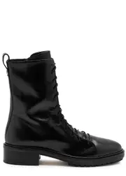 Aeyde Isa 40 Leather Mid-calf Boots - Black - 39 (IT39 / UK6) 39 (IT39 / UK6)
