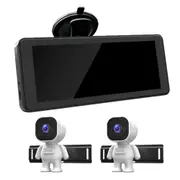 Dual Camera Car Monitor 6.86 inches HD Display with Night Vision