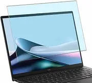 Puccy Anti Blue Light Tempered Glass Screen Protector Film, compatible with ASUS Zenbook 14 OLED Q415 Q415MA 14" Laptop (Active Area Cover Only) Protective Protectors Guard