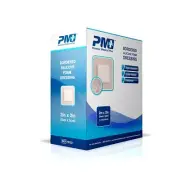 Premier Medical Plus Bordered Silicone Foam Wound Dressing 2x2 Box of 10