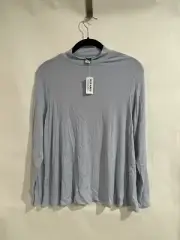 Luxe XS Old Navy Womens Top Light Blue Size XS Long Sleeve