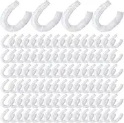 100Pcs Clear Plastic Disposable Rabbit Cage Liners, Leak Proof Toilet Film for Bunnies Ferrets Chinchillas Birds