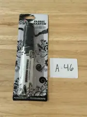TULIP Permanent Nontoxic Fabric Marker - Black Jumbo Chisel Tip for Bold Lines,